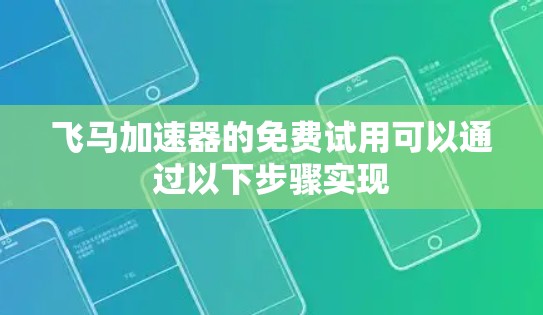 飞马加速器的免费试用可以通过以下步骤实现