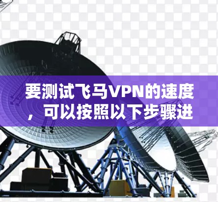 要测试飞马VPN的速度，可以按照以下步骤进行